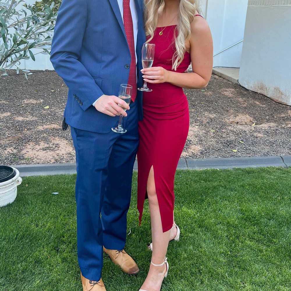 Red dress